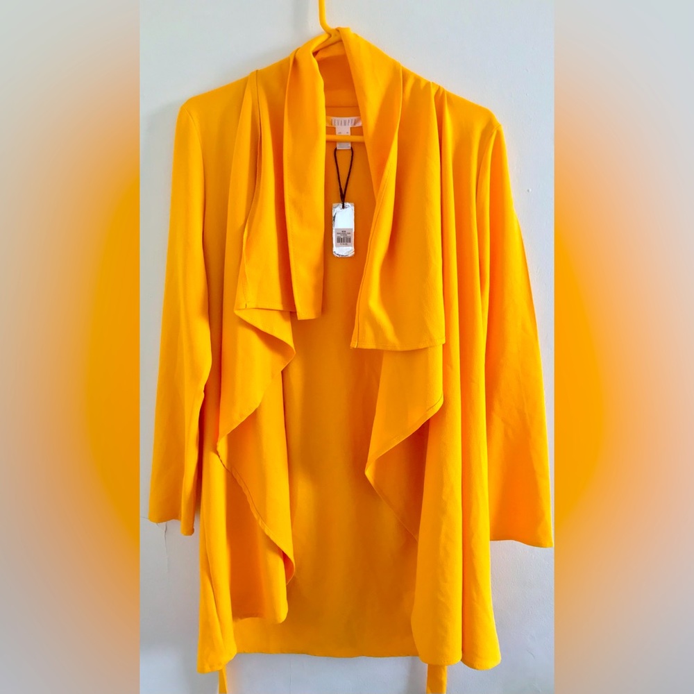 Mustard Yellow Revamped Belted Cardigan ✨